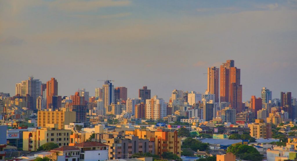 Barranquilla, capital del Departamento de Atlántico, ubicado al norte de Colombia