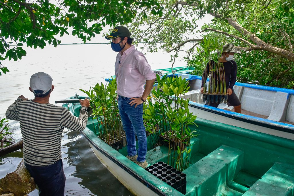 Alcalde de barranquilla en Recuperación del Ecoparque Mallorquin