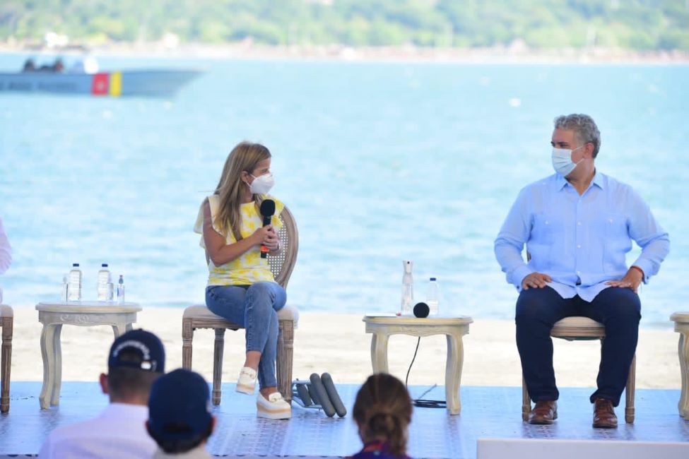“El turismo será el motor del progreso en el Atlántico”: presidente Duque, durante su visita al departamento.