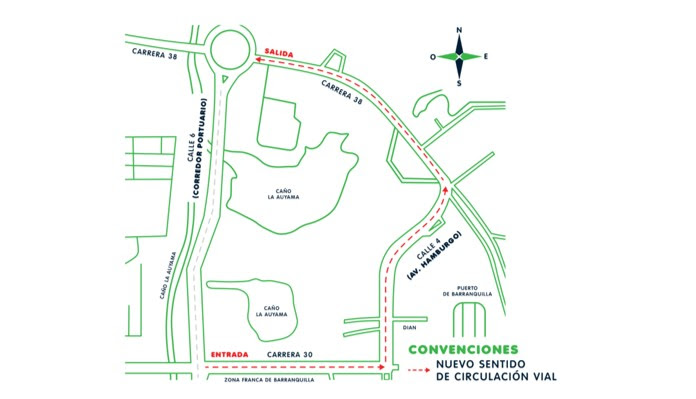 Piloto para el cambio Sentido AV. Hamburgo en Barranquilla.