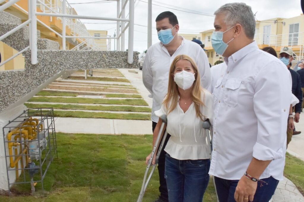 Presidente Duque entregó en Sabanagrande el subsidio 21 mil de Mi Casa Ya en el Atlántico y el primero de Vivienda para la Gente