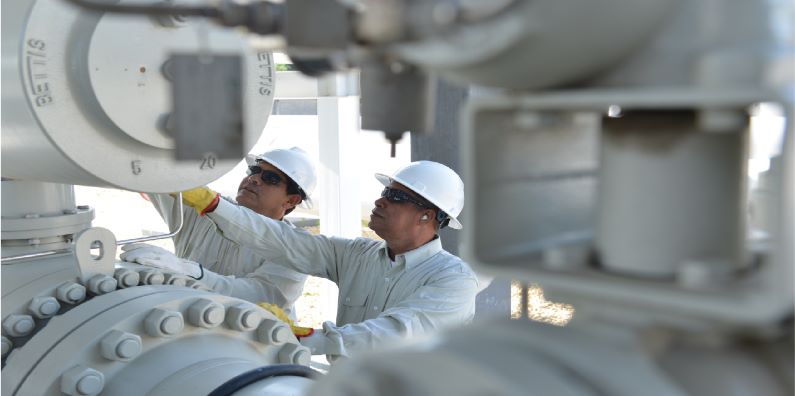 La Compañía transporta el 48 % del gas natural de Colombia por los más de 3.200 km de redes de gasoductos propios y de sus transportadoras