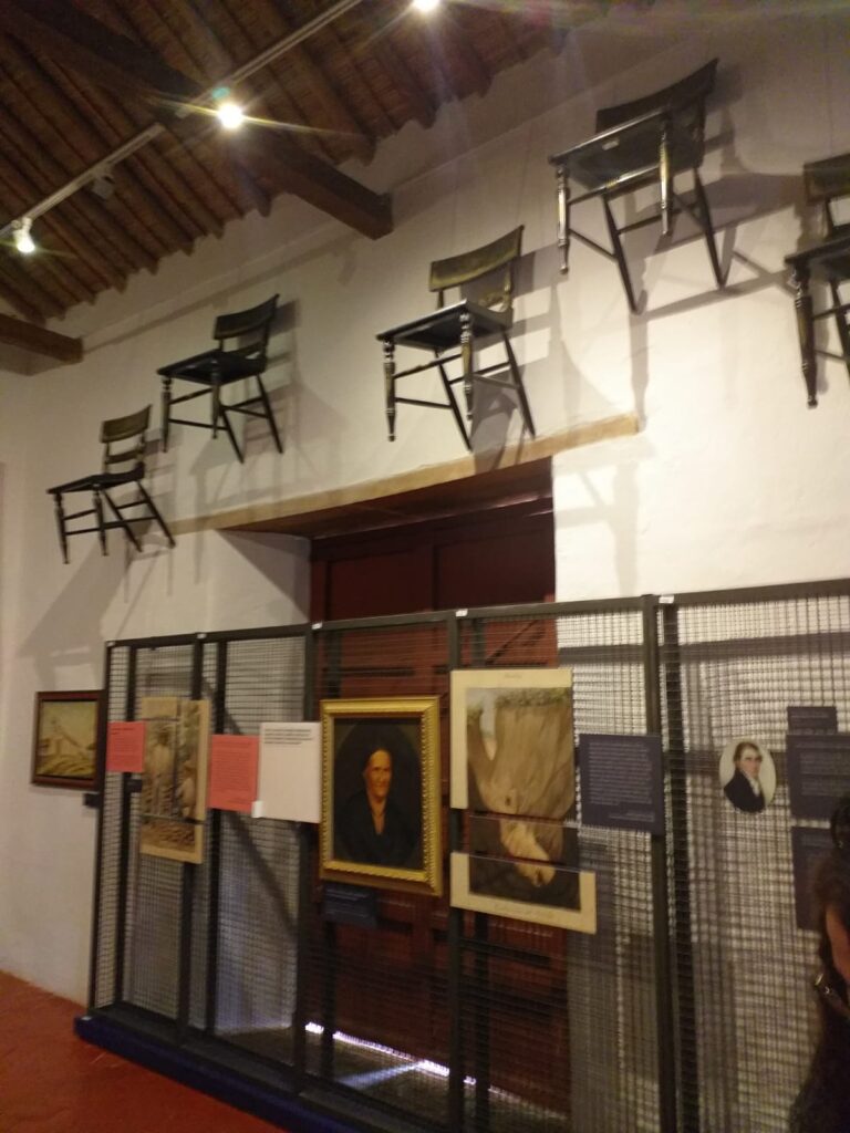 Las sillas de La Convención de Ocaña de 1828.