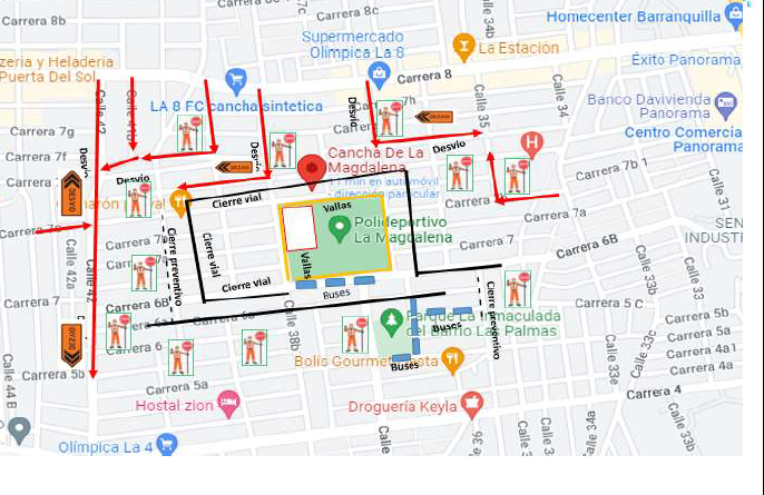 Por evento que rinde homenaje a las víctimas de la violencia en Colombia, habrá cierre de las vías indicadas este domingo 6 de marzo
