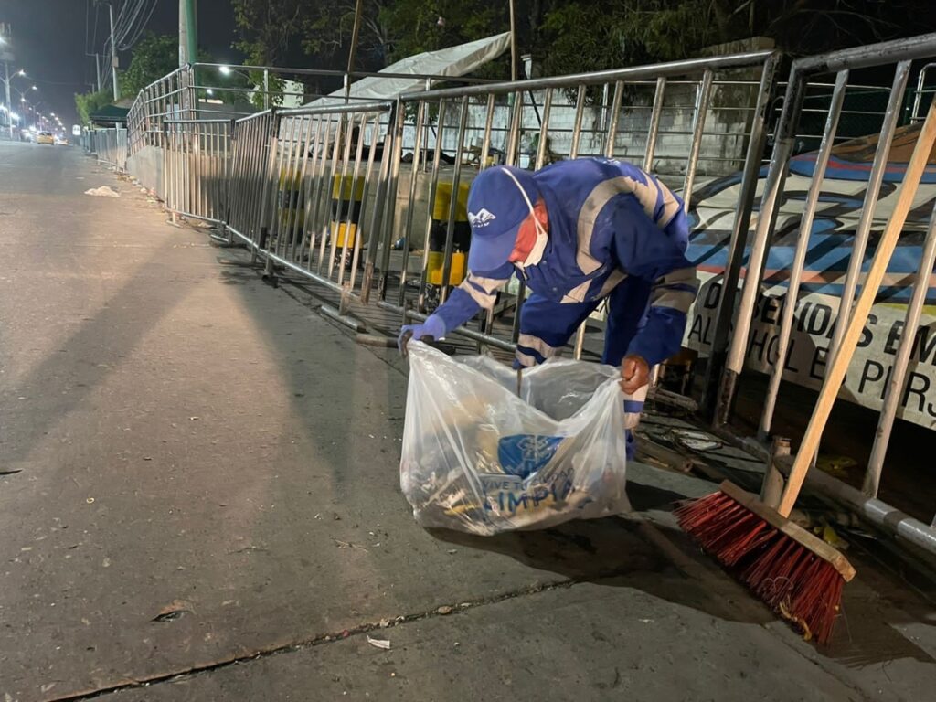147 Toneladas de residuos recogió Triple A en los Carnavales 2022.
Simultáneamente, se mantuvo la operación de recolección en los barrios de Barranquilla.