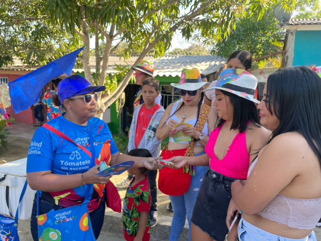 Los mensajes que se entregaron a toda la comunidad atlanticense fueron de gozarse las fiestas de Carnaval de manera segura utilizando siempre el preservativo y consumir licor de manera responsable