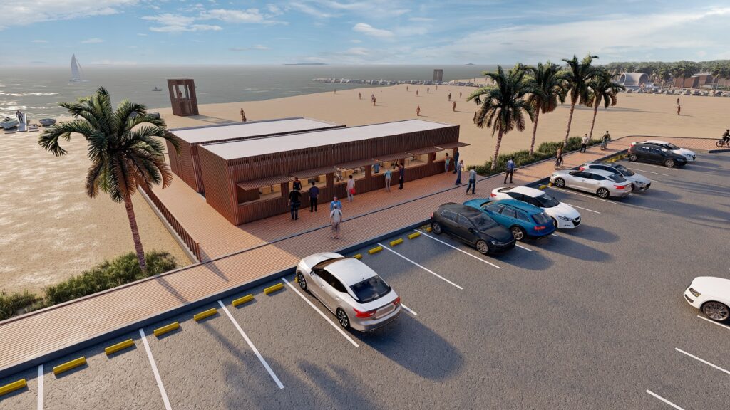 Playas de Miramar en Puerto Colombia también serán reordenadas: Gobernación del Atlántico. El proyecto contará en total con 260 plazas de parqueaderos