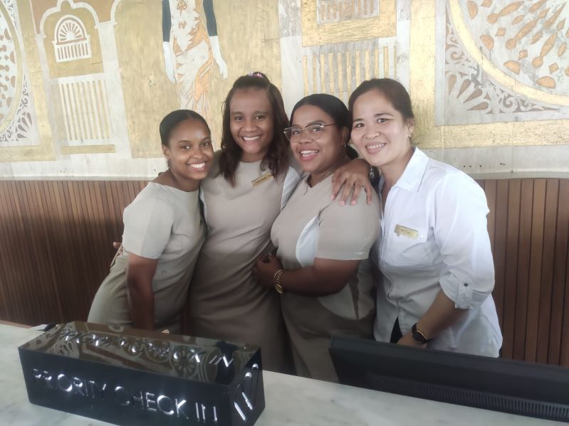Luz del Rosario, Yorlene Herrera, Karla Silguero y  Manyi Fu, desbordan alegría y espontaneidad en el Hotel Meliá